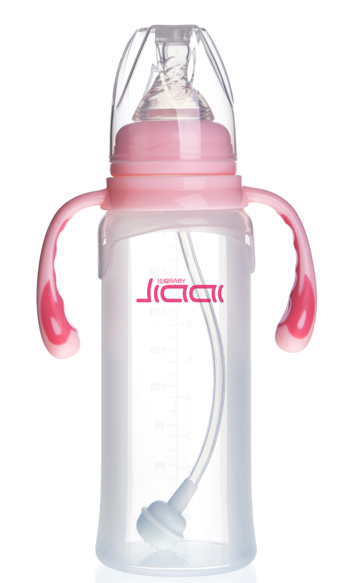 佳愛自動硅膠奶瓶(標準口徑)240ml