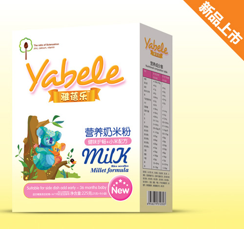 雅蓓樂健味護(hù)腸+小米配方營(yíng)養(yǎng)奶米粉