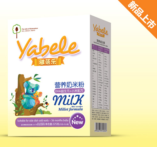 雅蓓樂DHA益生元+小米配方營(yíng)養(yǎng)奶米粉