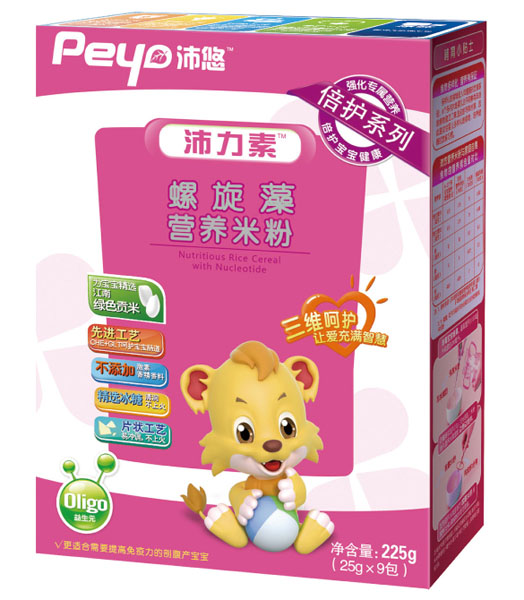 沛力素螺旋藻倍護(hù)米粉