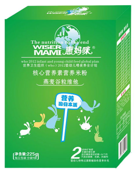 惠媽咪燕麥谷粒維他核心營(yíng)養(yǎng)素營(yíng)養(yǎng)米粉盒裝