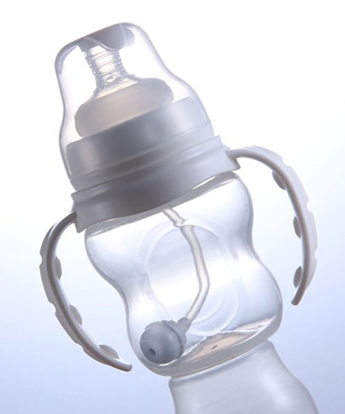 樂(lè)哈哈寬口弧形120毫升PP奶瓶