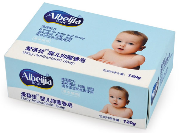 愛(ài)蓓佳嬰兒抑菌香皂120g