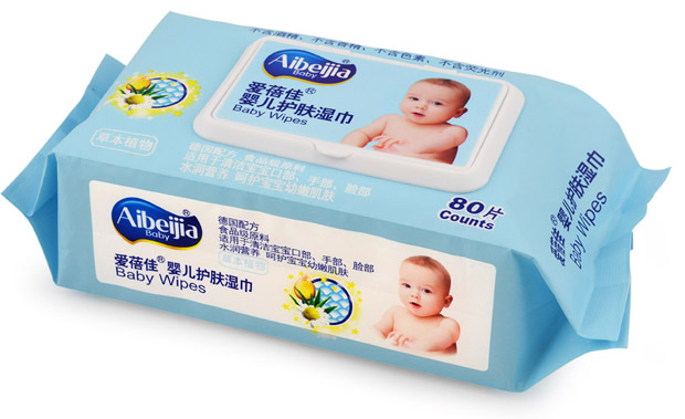 愛蓓佳嬰兒護(hù)膚濕巾