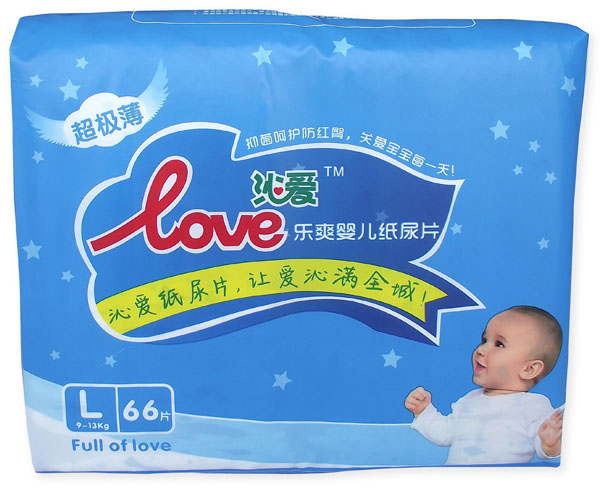 沁愛(ài)樂(lè)爽嬰兒紙尿片L66片