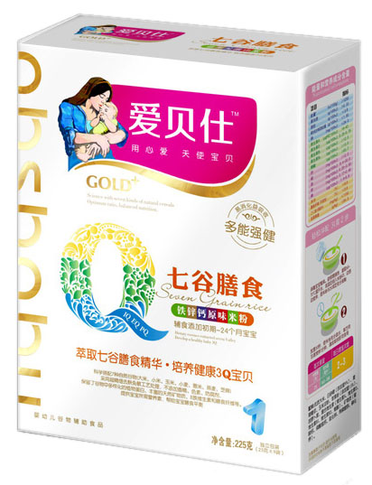 愛貝仕七谷膳食鐵鋅鈣原味米粉