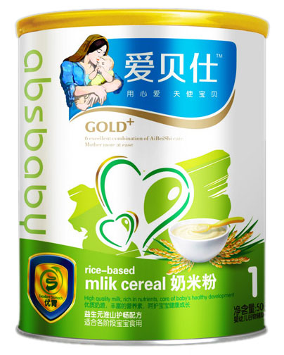 愛貝仕益生元淮山護(hù)暢配方奶米粉