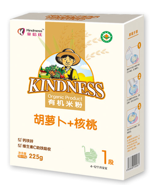 金倍氏胡蘿卜+核桃米粉-盒裝1段