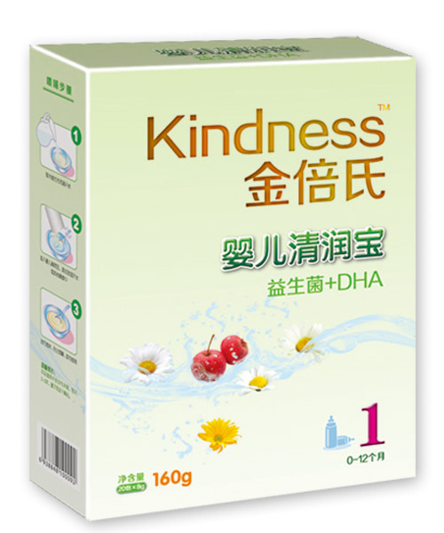 金倍氏益生菌+DHA清火寶-盒裝1段