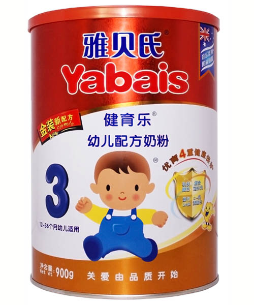 雅貝氏金裝優(yōu)育樂(lè)幼兒配方奶粉3段