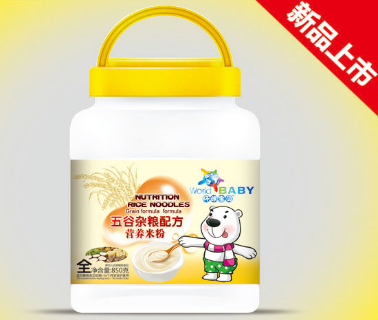 環(huán)球寶貝五谷雜糧配方營養(yǎng)米粉850克