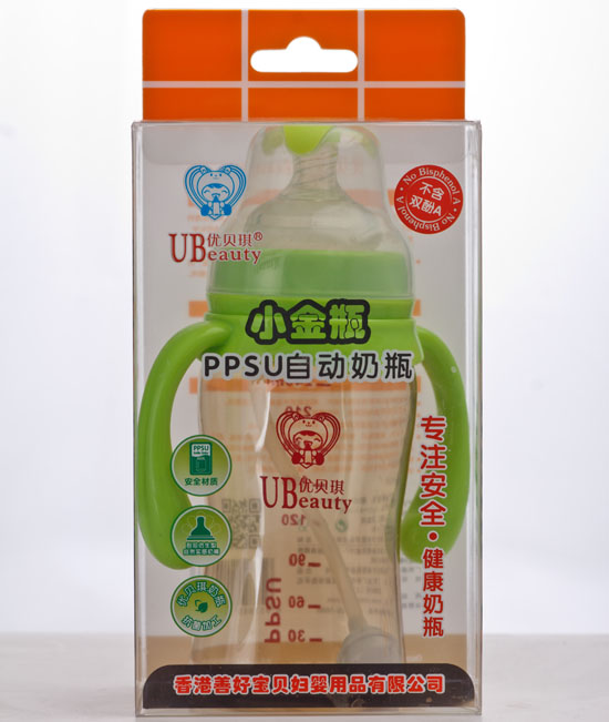 優(yōu)貝琪小金瓶PPSU自動奶瓶