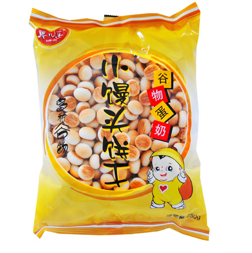 嬰兒樂谷物蛋奶小饅頭280g
