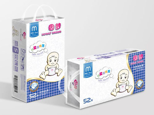因夢(mèng)特柔超級(jí)薄嬰兒紙尿褲M碼