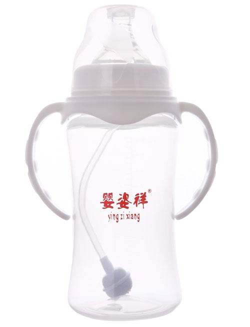 嬰姿祥寬口雙耳自動弧形奶瓶300ML