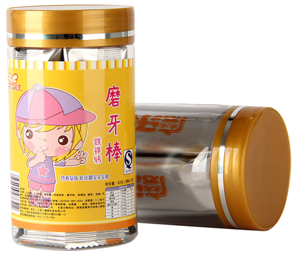 能芝鐵鋅鈣磨牙棒