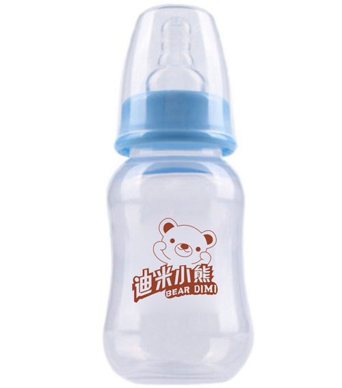 迪米小熊標口弧形PP奶瓶150ml
