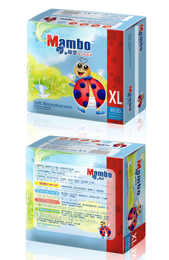 Mambo每步嬰兒紙尿褲XL碼20片小包裝