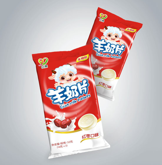 億景羊奶片紅棗口味袋裝