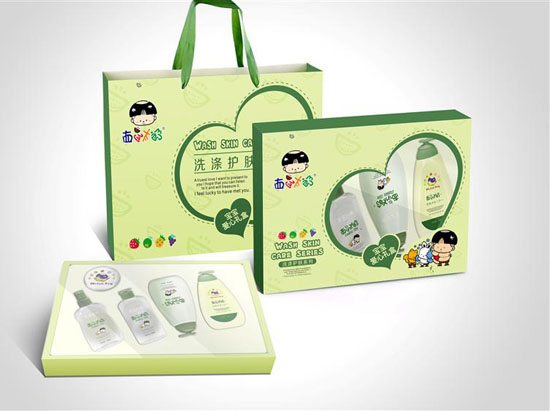 西瓜太郎洗滌護膚寶寶愛心禮盒