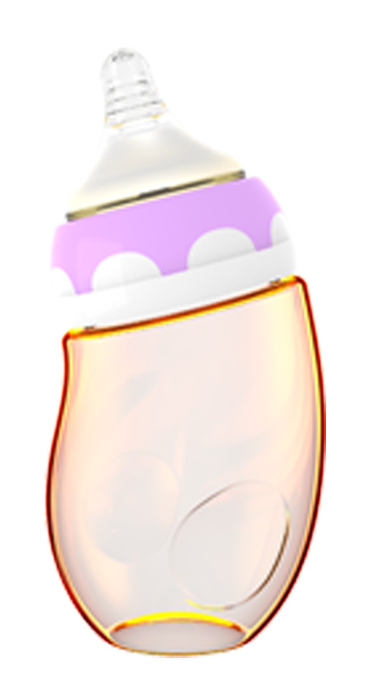 母貝兒熊貓寶寶三色PPSU-紫色