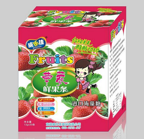 威樂(lè)佳鮮果條草莓味