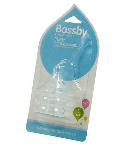 貝斯比寬口母乳實(shí)感奶嘴(三個(gè)裝)L碼