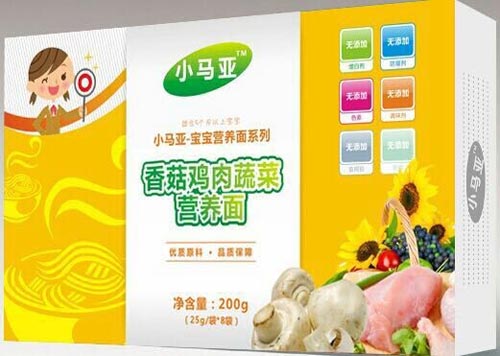 小馬亞香菇雞肉蔬菜營(yíng)養(yǎng)面