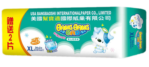 幫幫寶超薄舒適型嬰兒紙尿褲XL34+2片