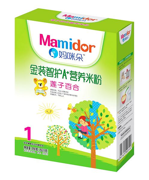 媽咪朵智護蓮子百合A+營養(yǎng)米粉(盒裝)