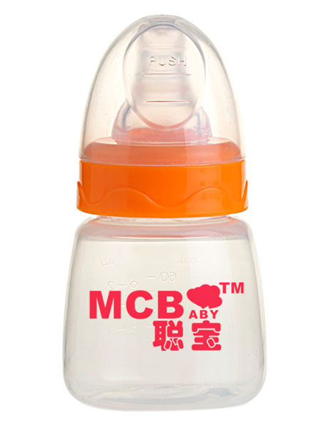 聰寶寬口簡(jiǎn)易型硅膠奶瓶