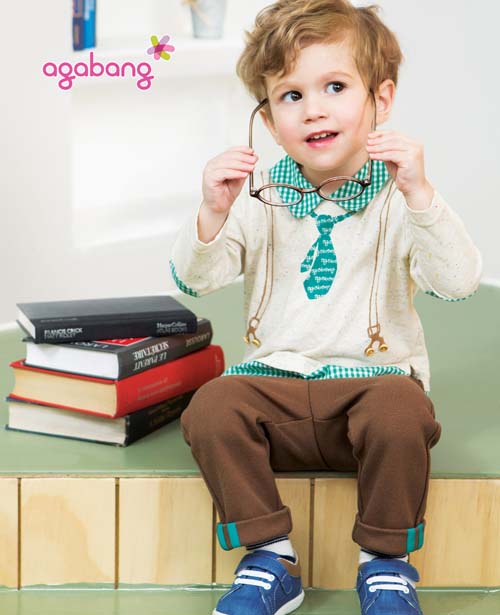 阿卡邦女童套裝春