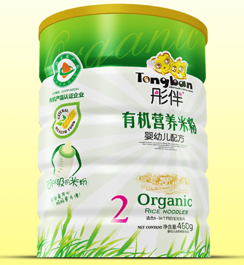 彤伴嬰幼兒有機米粉鐵聽裝2段
