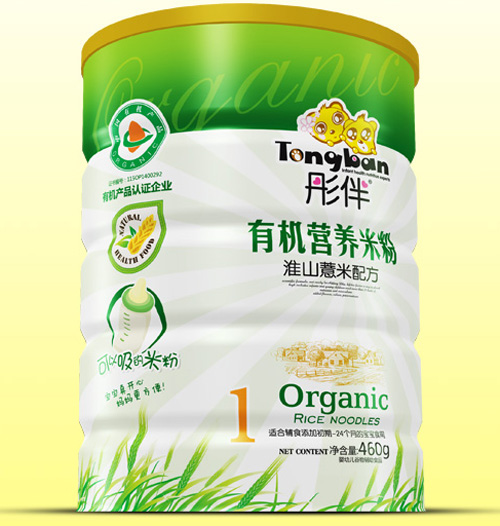 彤伴淮山薏米有機(jī)米粉鐵聽(tīng)裝1段