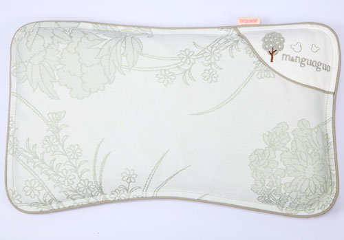 咪呢果果嬰幼兒護(hù)型功能枕3個月-1歲豆綠色