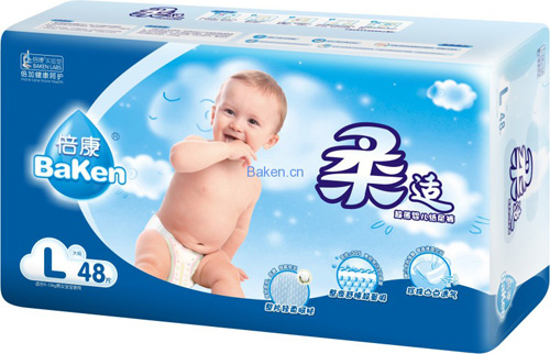 倍康柔適系列紙尿褲L碼