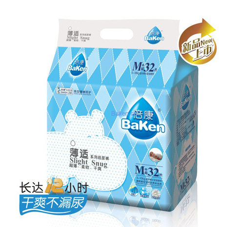 倍康薄適系列嬰兒紙尿褲M碼