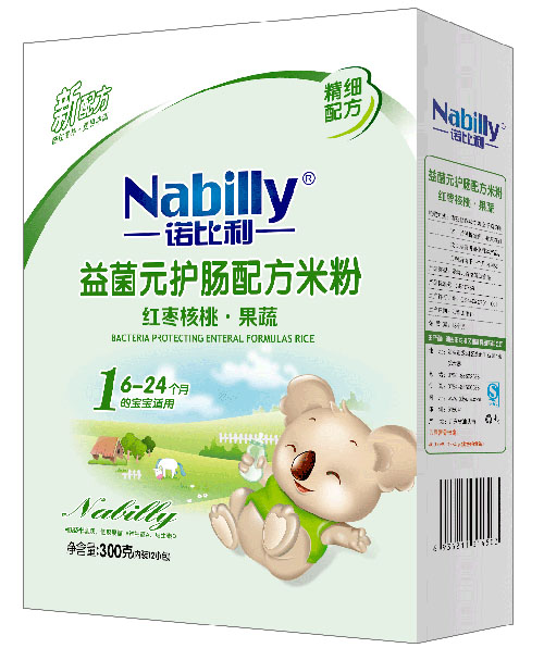 諾比利紅棗核桃果蔬益菌元護(hù)腸配方米粉