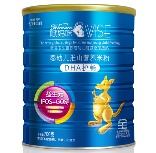 賦媽咪DHA護(hù)腸嬰幼兒淮山營養(yǎng)米粉全段