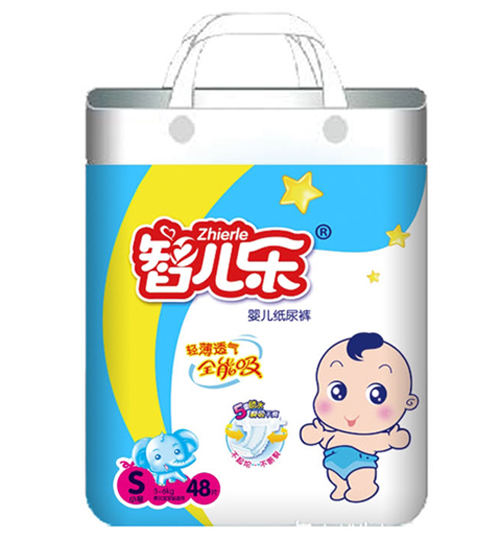 智兒樂輕薄透氣嬰兒紙尿褲S碼