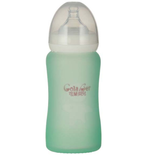 可樂(lè)貝兒跌打玻璃奶瓶弧形