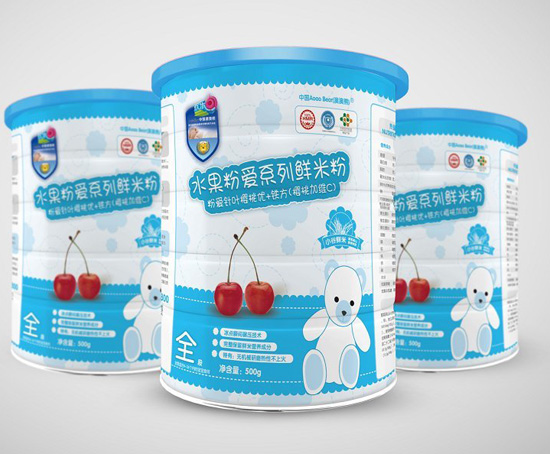 澳澳熊粉愛櫻桃加維C米粉全段