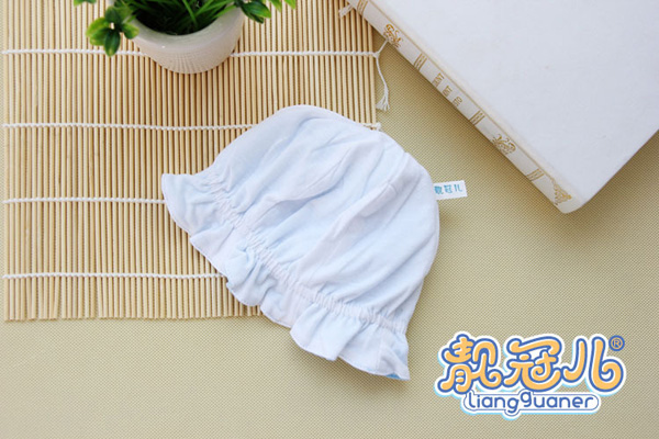 靚冠兒嬰幼兒純棉六片花邊帽子細節(jié)描述