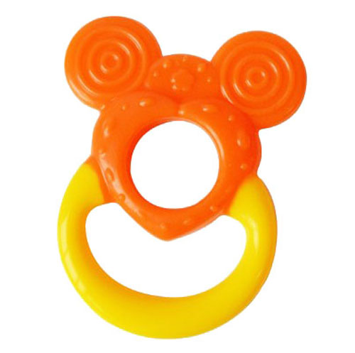 好可愛(ài)心形全硅膠磨牙器