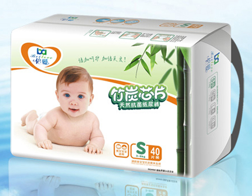 倍愛(ài)綿柔極薄竹炭芯片紙尿褲M碼(中包裝)