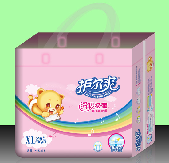 護爾爽瞬吸極薄嬰兒紙尿褲XL碼26片