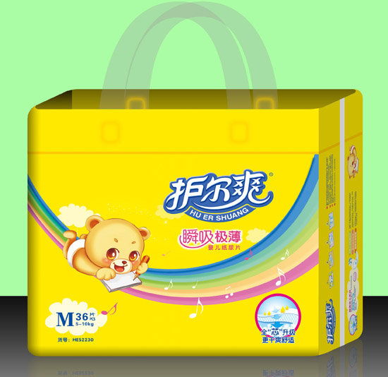 護爾爽瞬吸極薄嬰兒紙尿片M碼36片