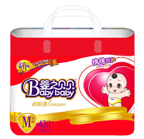 嬰之貝貝超極薄尿片中號(hào)42片