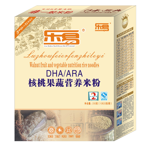 樂(lè)易核桃果蔬營(yíng)養(yǎng)米粉2段盒裝