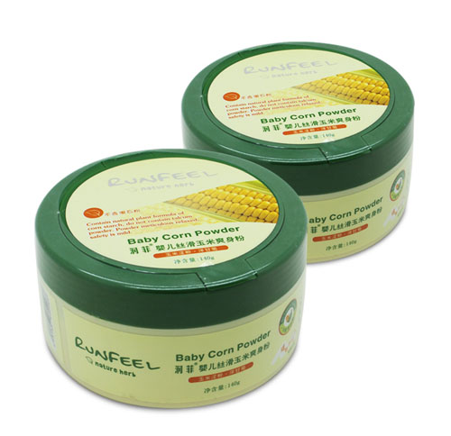 潤菲嬰兒絲滑玉米爽身粉